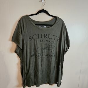 The Office Schrute Farms Torrid X Ripple Junction Size 4 Tee